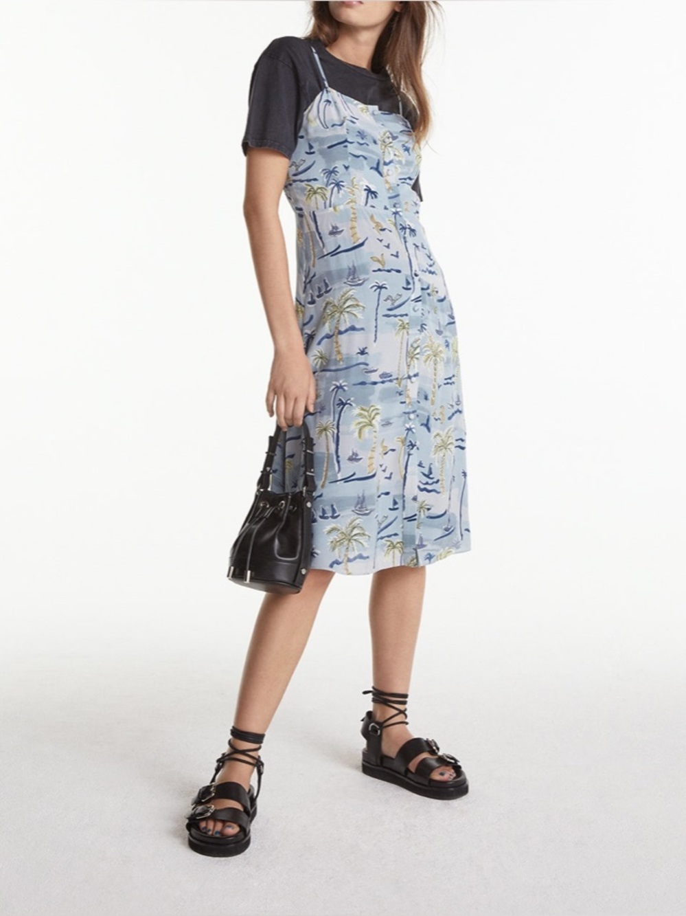 The Kooples Sailboat Midi Dress